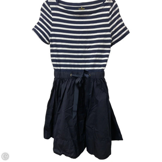 Dress Designer By Kate Spade In Blue & White, Size: M