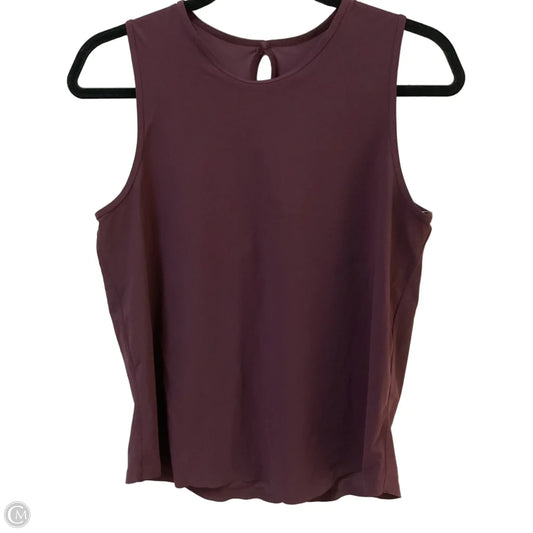 Athletic Tank Top By Lululemon In Maroon, Size: S