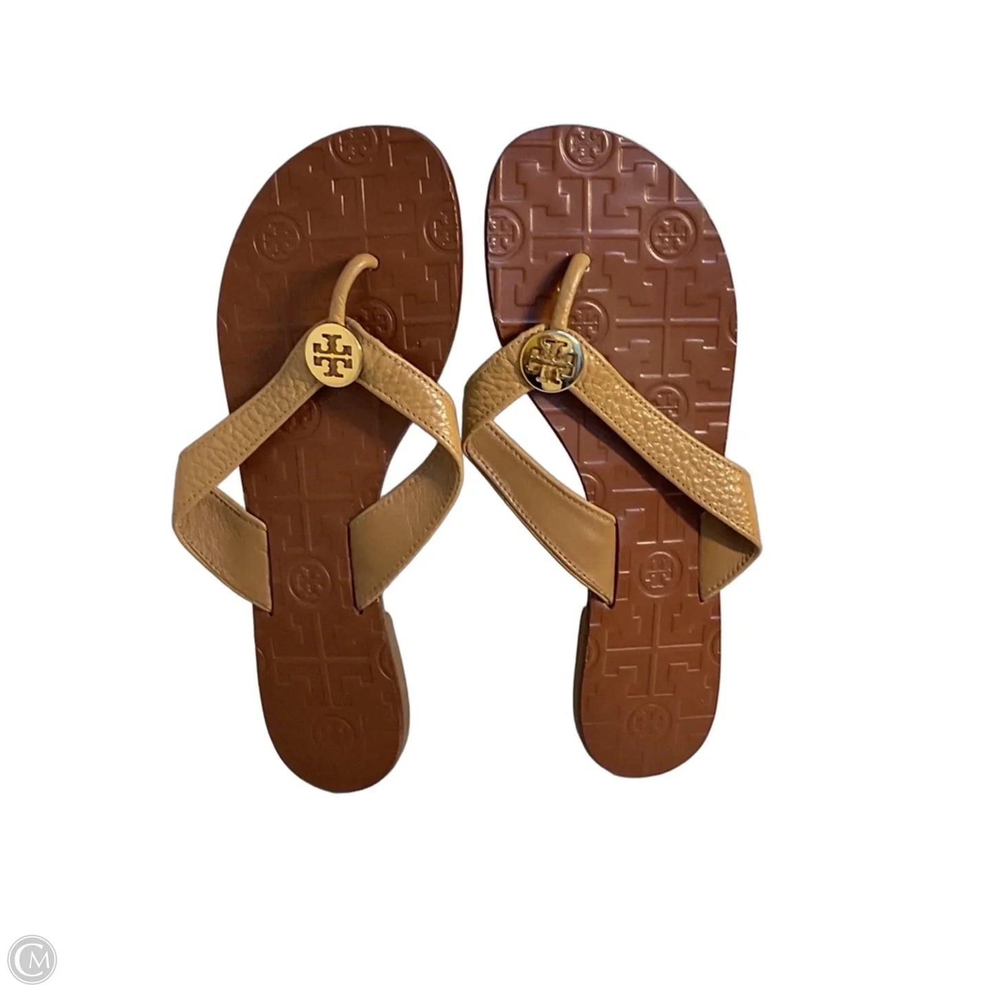 Sandals Designer By Tory Burch In Brown, Size: 7
