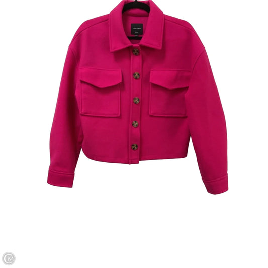 Jacket Fleece By Love Tree In Pink, Size: S