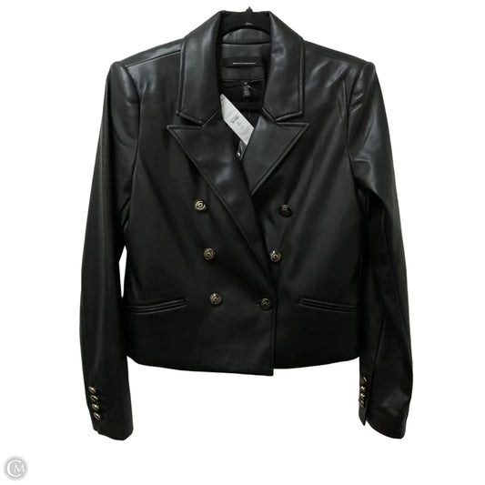 Jacket Moto By White House Black Market In Black, Size: 10