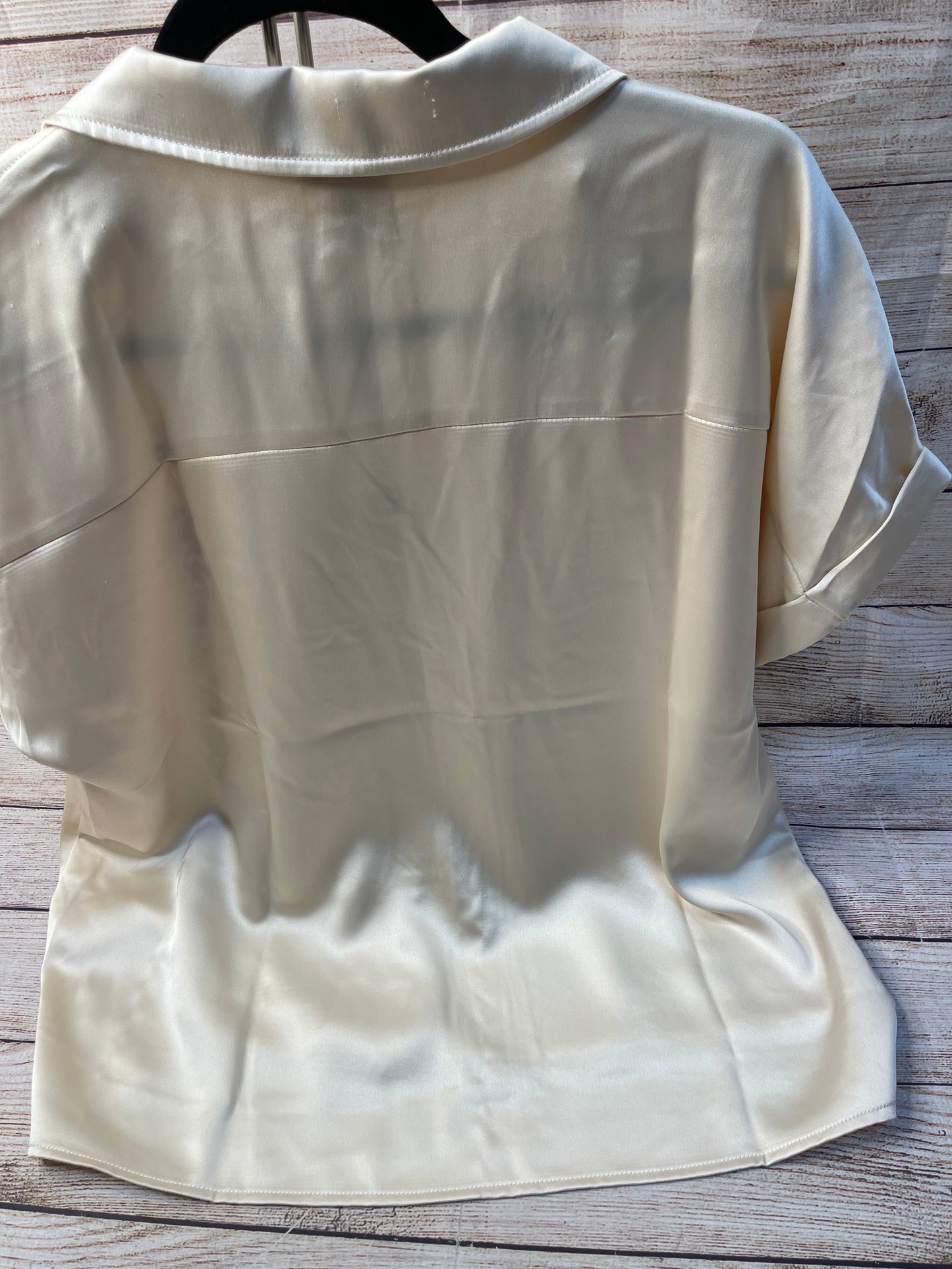 Beige Top Short Sleeve Rachel Zoe, Size Xl