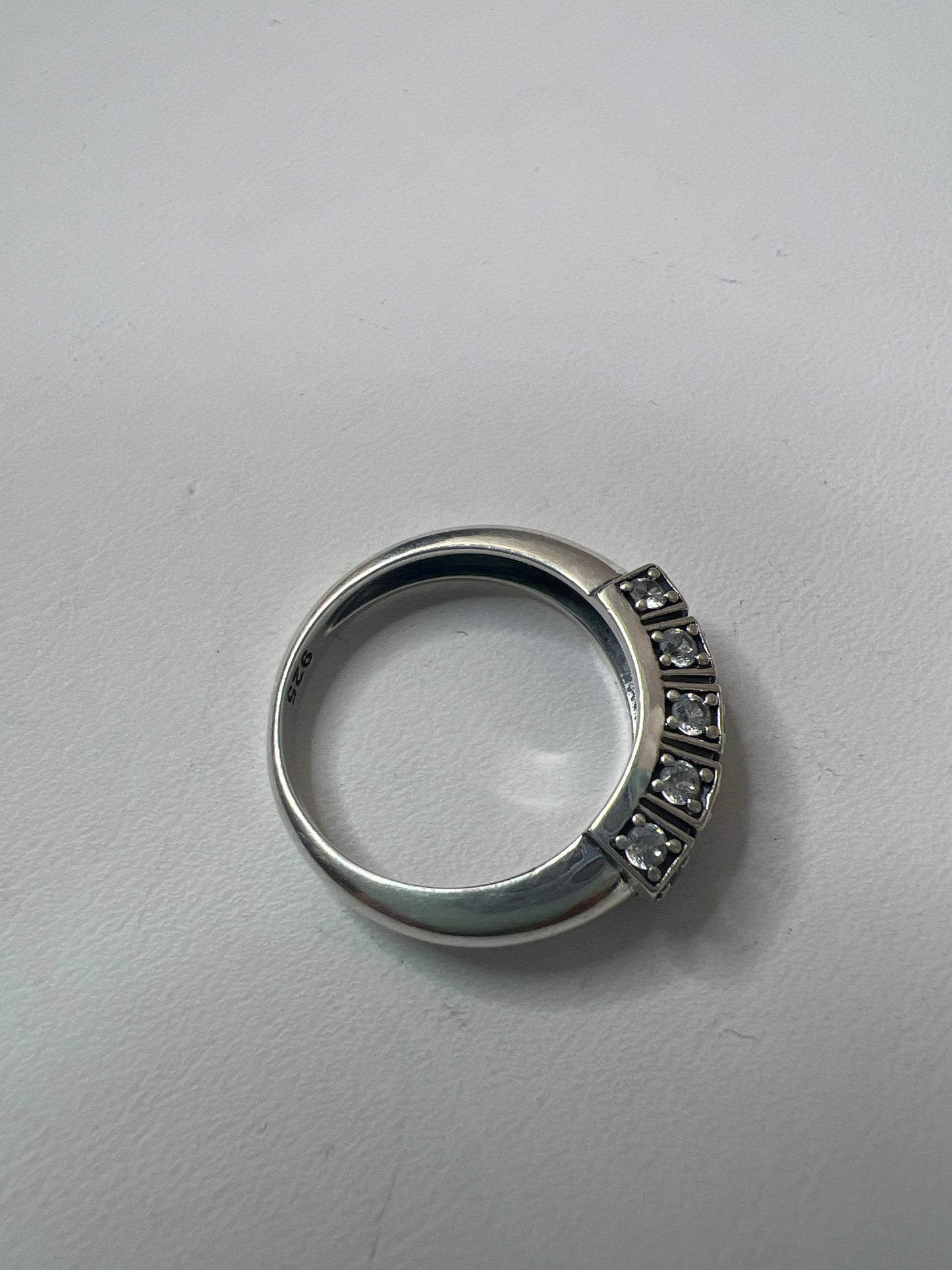 Ring Sterling Silver Cmb, Size 7