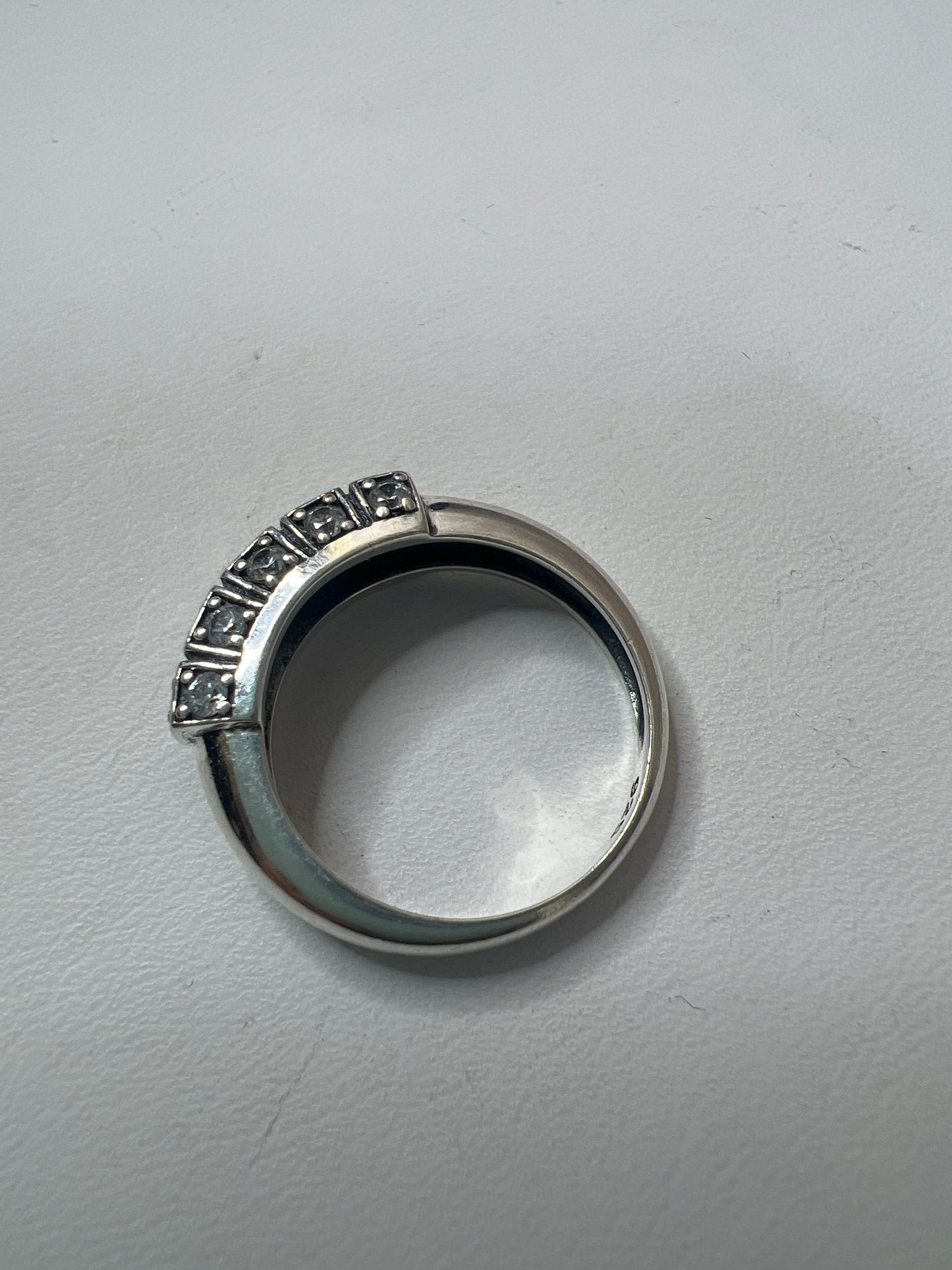 Ring Sterling Silver Cmb, Size 7