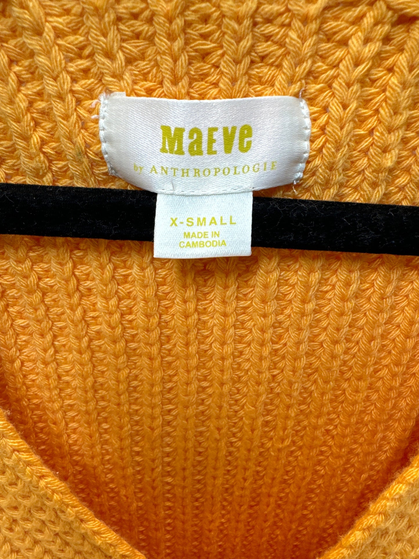 Sweater By Maeve In Yellow, Size: Xs