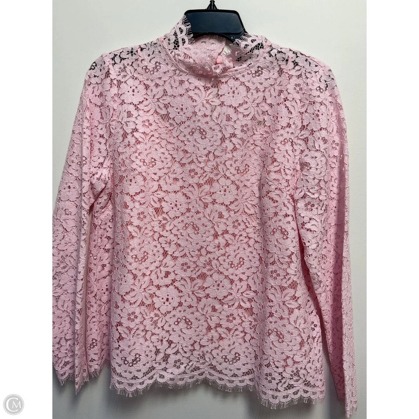 Top Long Sleeve By J. Crew In Pink, Size: 4