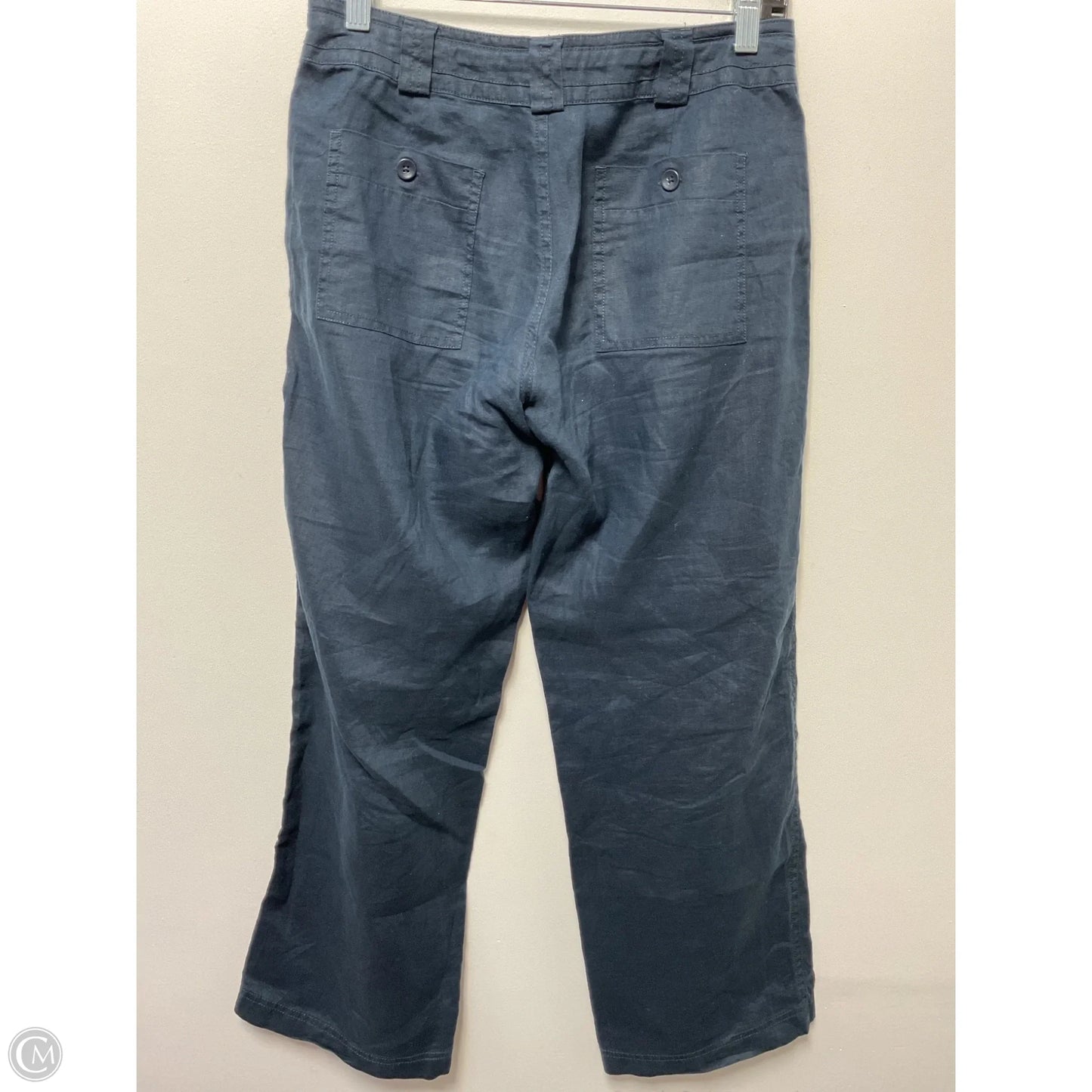 Pants Linen By Johnny Was In Navy, Size: Xs