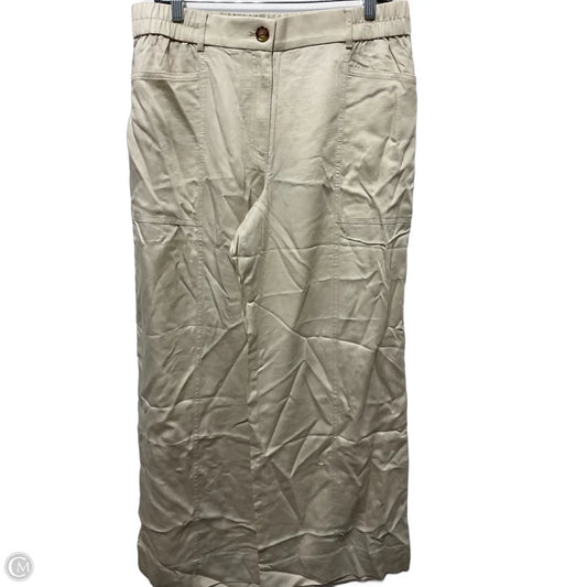 Pants Linen By Loft In Beige, Size: L