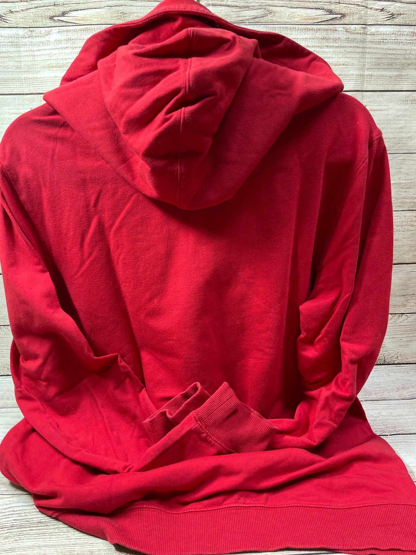 Sweatshirt Hoodie By Karl Lagerfeld In Red, Size: M