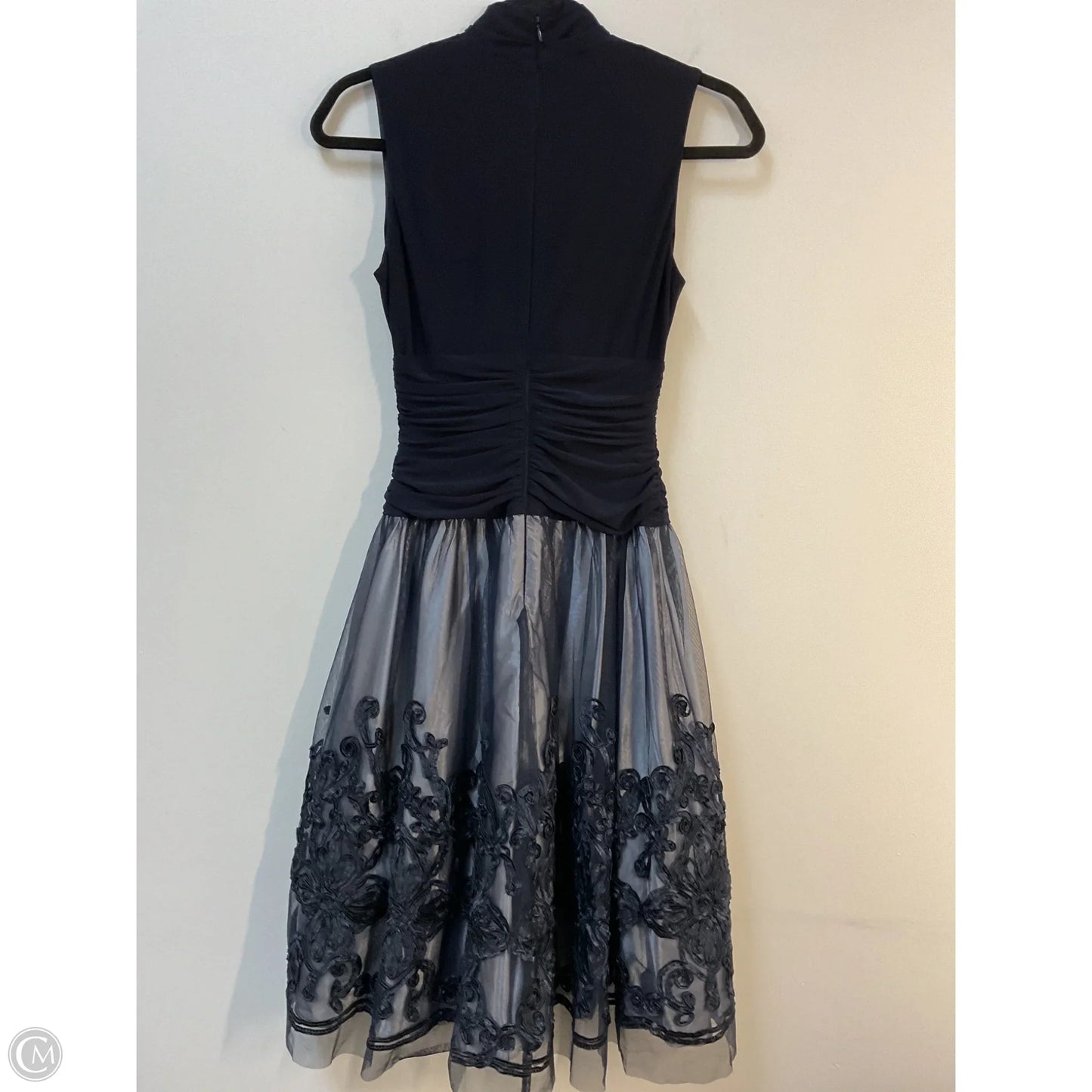 Dress Party Midi By Clothes Mentor In Navy, Size: Xs
