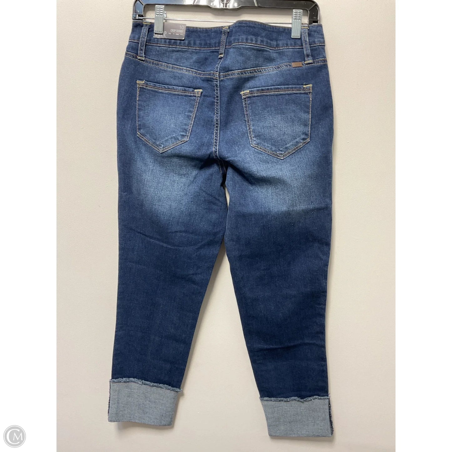 Jeans Cropped By 1822 Denim In Blue Denim, Size: 10