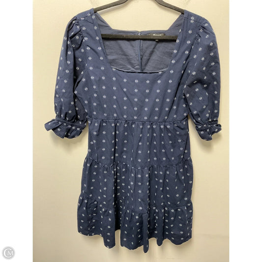 Dress Casual Midi By Madewell In Navy, Size: M