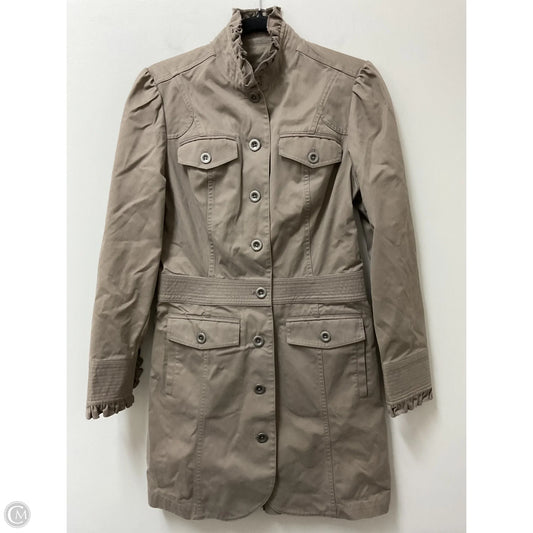 Jacket Utility By Eddie Bauer In Taupe, Size: Sp