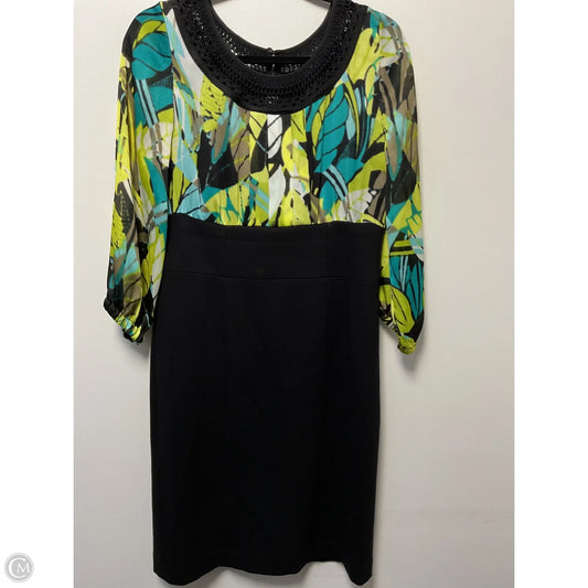 Dress Casual Midi By Alfani In Black, Size: M