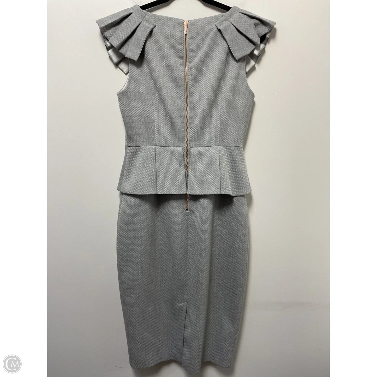 Dress Party Midi By Ted Baker In Grey, Size: M