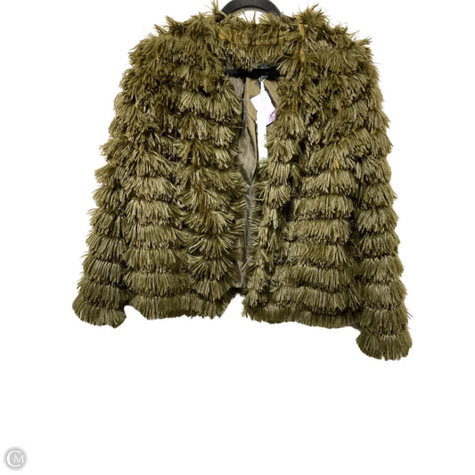 Jacket Faux Fur & Sherpa By She + Sky In Green, Size: M