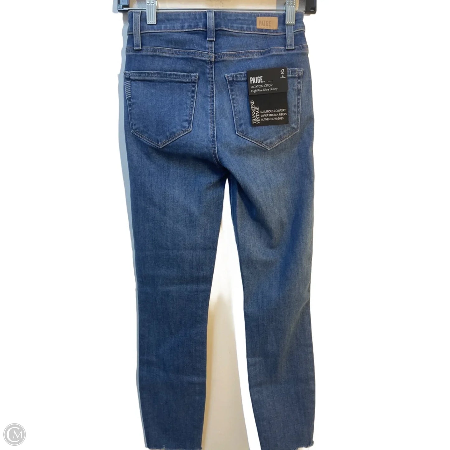 Jeans Skinny By Paige In Blue Denim, Size: 0