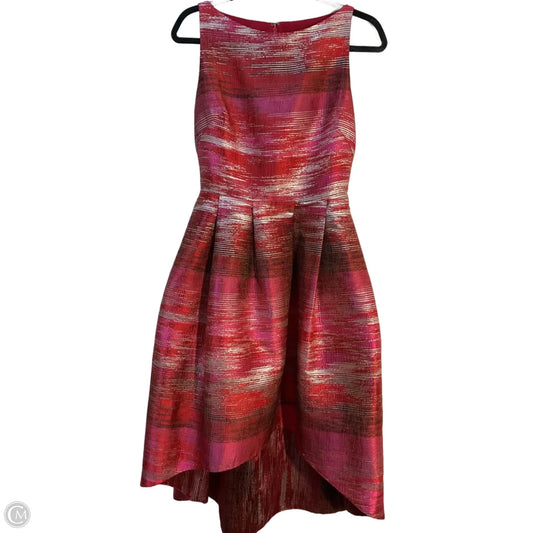 Dress Party Midi By Cmc In Red & Silver, Size: Xs