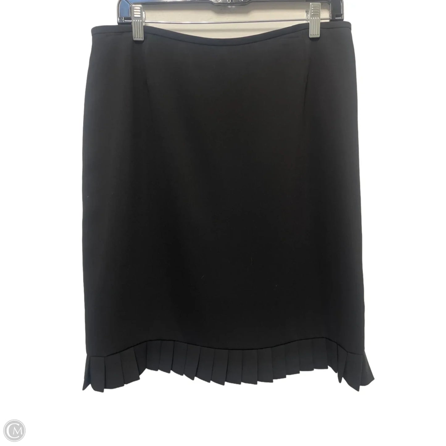 Skirt Midi By Tahari In Black, Size: L
