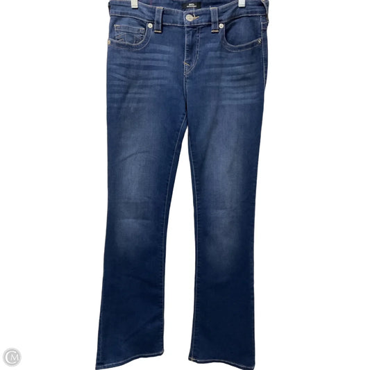 Jeans Boot Cut By True Religion In Blue Denim, Size: 8