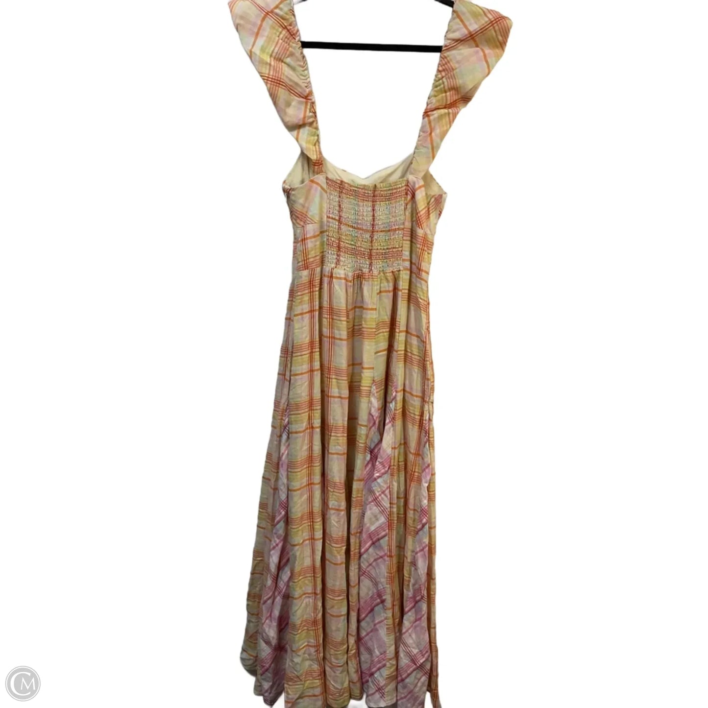 Dress Casual Maxi By Maeve In Plaid Pattern, Size: M