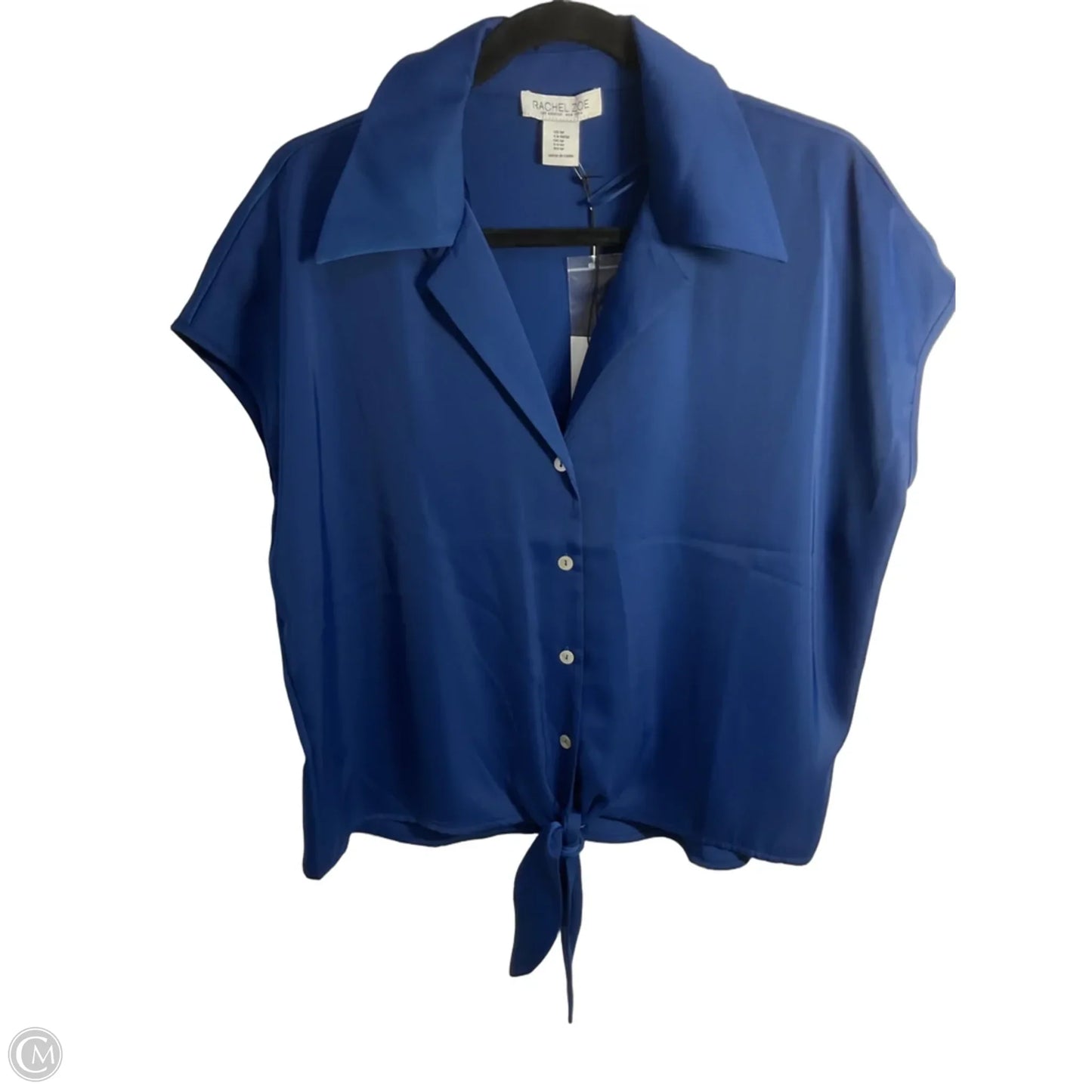 Blouse Sleeveless By Rachel Zoe In Blue, Size: M