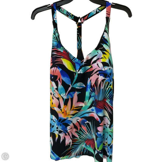 Swimsuit Top By Clothes Mentor In Tropical Print, Size: 2x