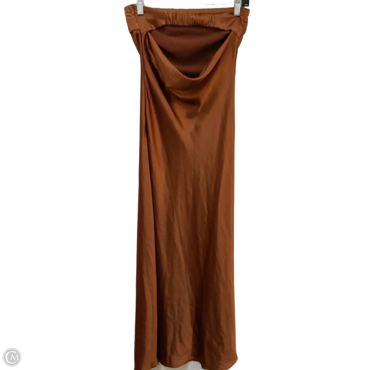 Dress Party Long By Clothes Mentor In Bronze, Size: S