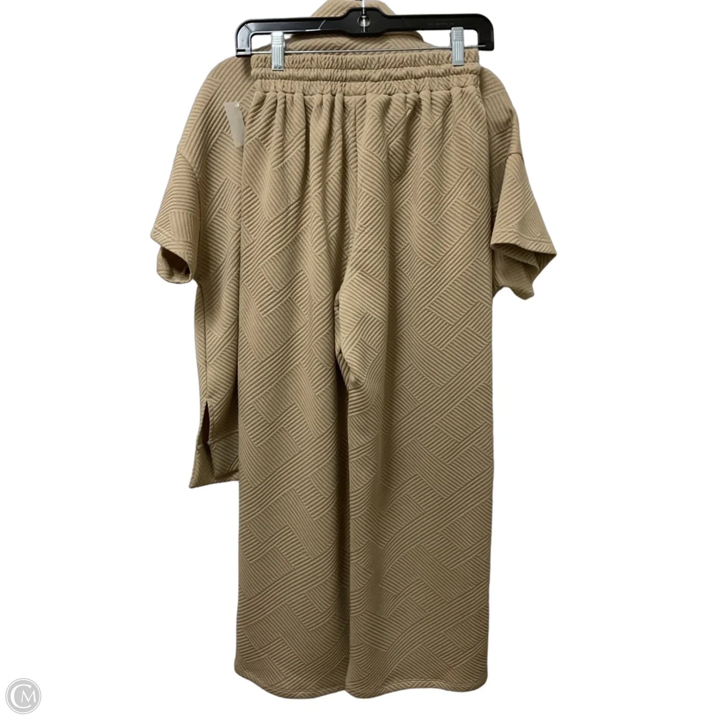 Pants Set 2pc By Clothes Mentor In Tan, Size: S