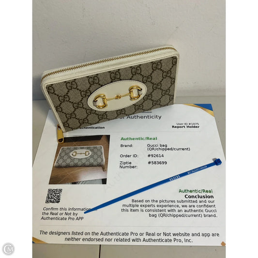 Wallet Luxury Designer By Gucci, Size: Medium