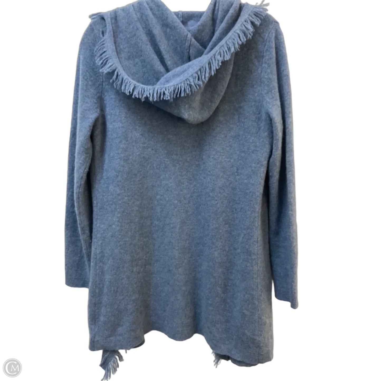 Sweater Cardigan Cashmere By White And Warren In Blue, Size: M