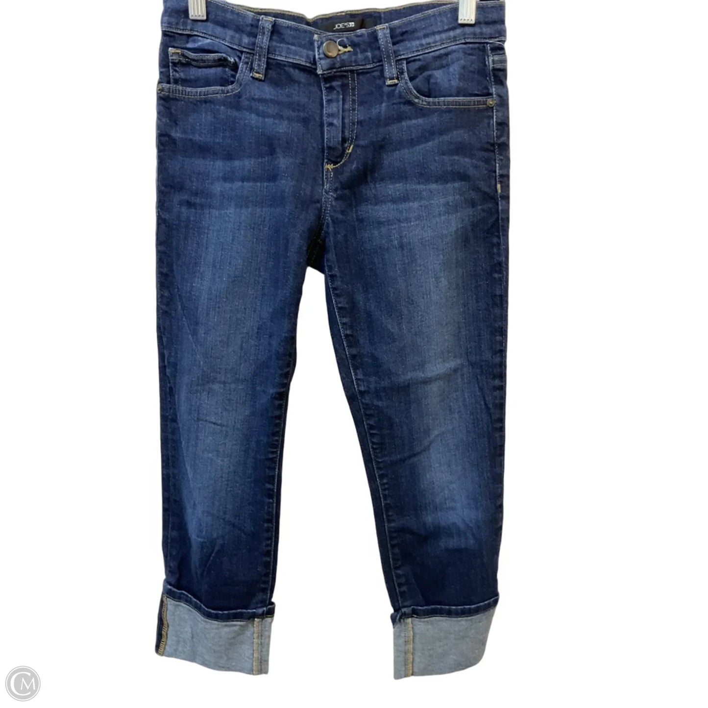 Jeans Cropped By Joes Jeans In Blue Denim, Size: 4