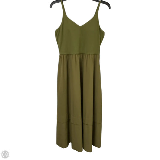 Dress Casual Midi By Athleta In Green, Size: S