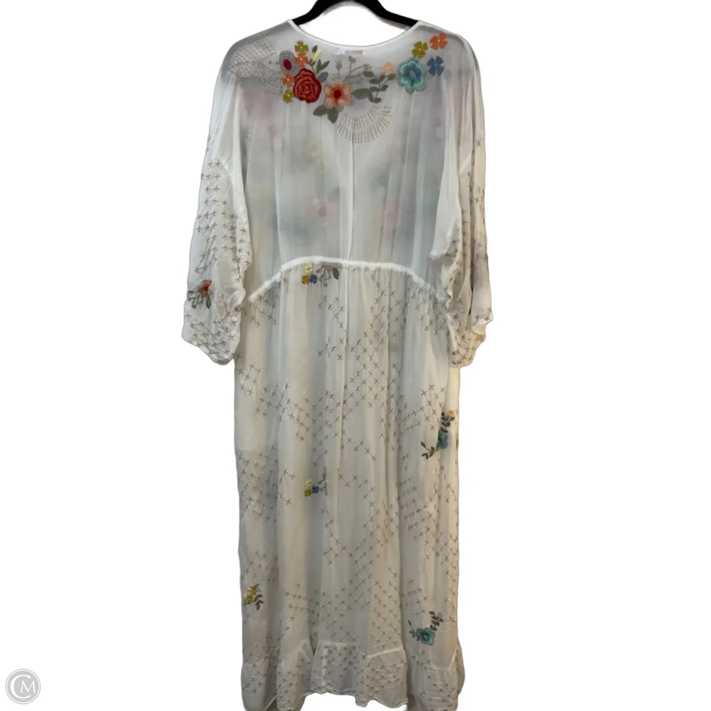 Dress Party Long By Johnny Was In White, Size: L