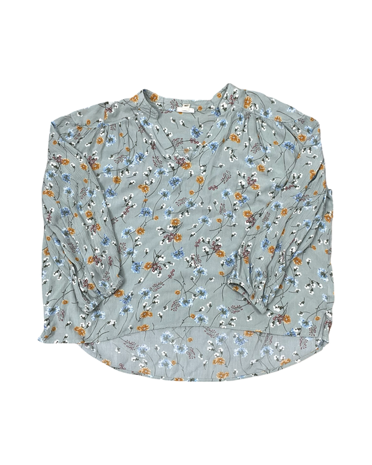 Top Ls By Ana In Green, Size:Xl