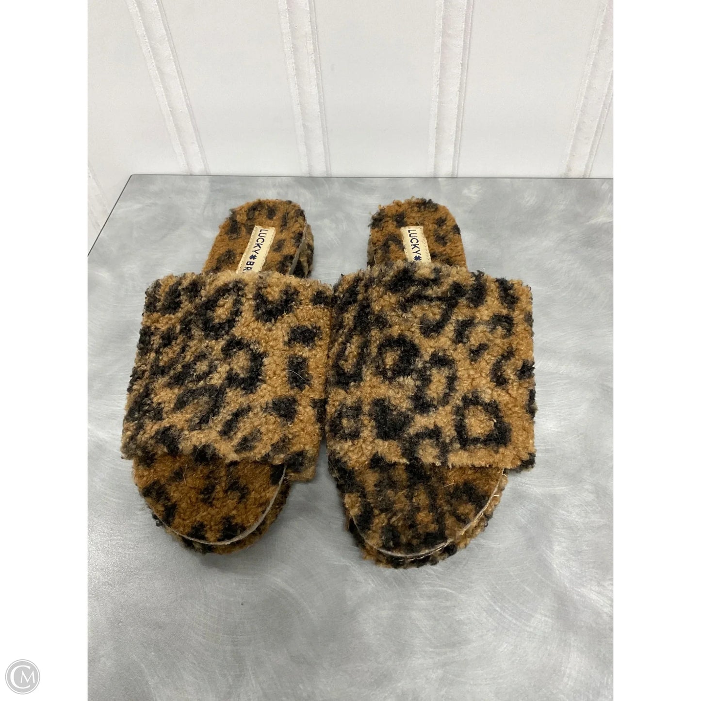 Sandals Flats By Lucky Brand In Leopard Print, Size: 6.5