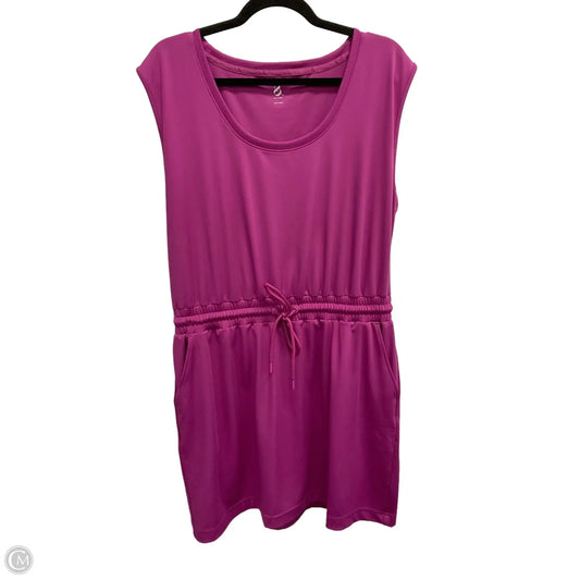 Athletic Dress By Lou And Grey In Pink, Size: L