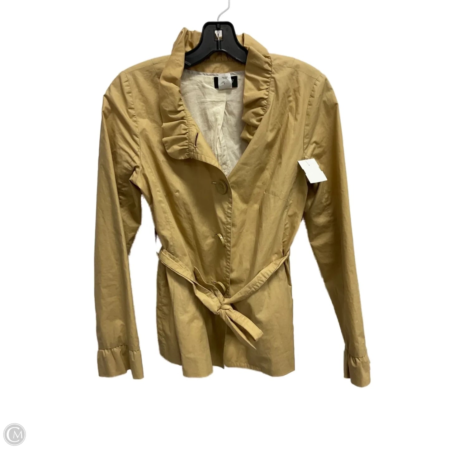 Top Long Sleeve By J. Crew In Tan, Size: Xs