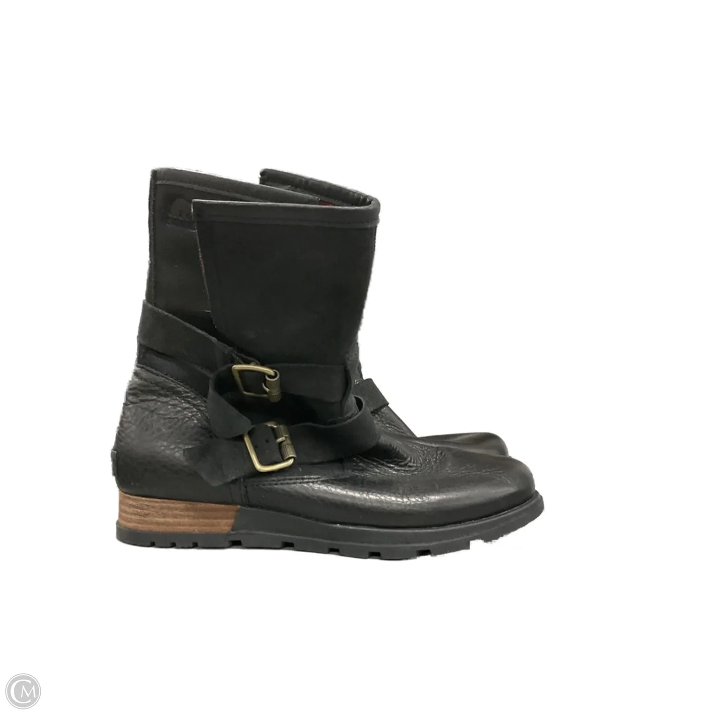 Boots Leather By Sorel In Black, Size: 8.5