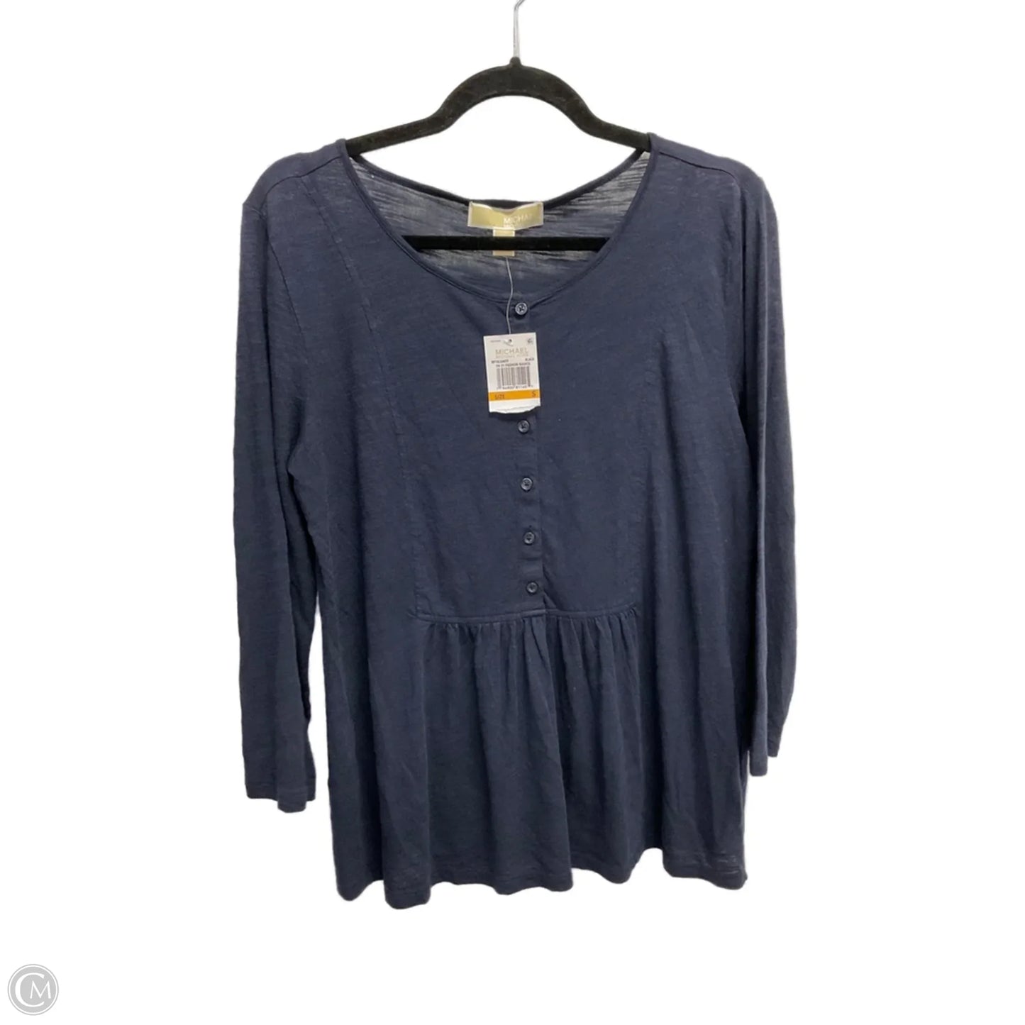 Top 3/4 Sleeve By Michael By Michael Kors In Maroon, Size: M