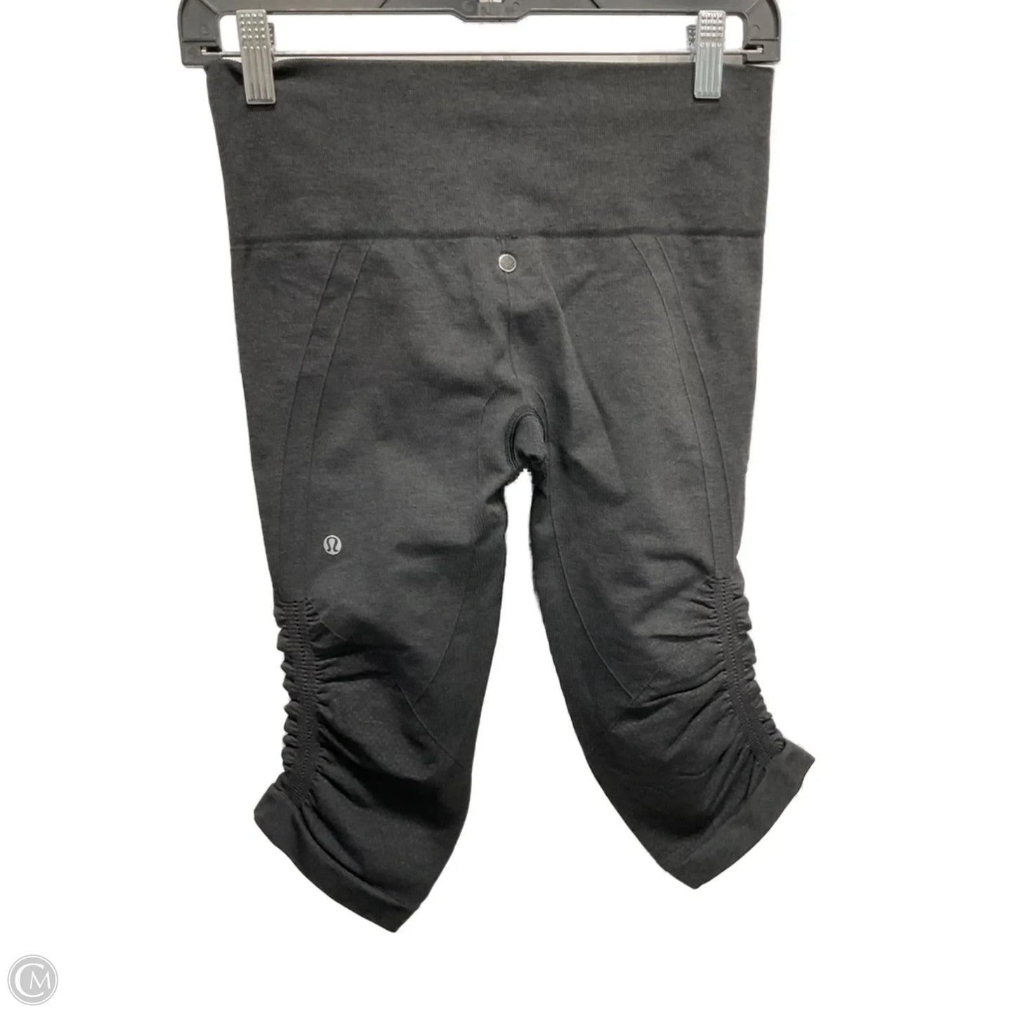 Athletic Capris By Lululemon In Grey, Size: S