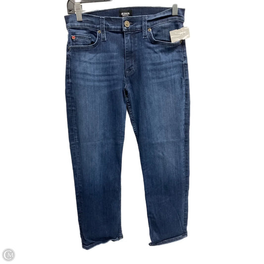 Jeans Cropped By Hudson In Blue Denim, Size: 6