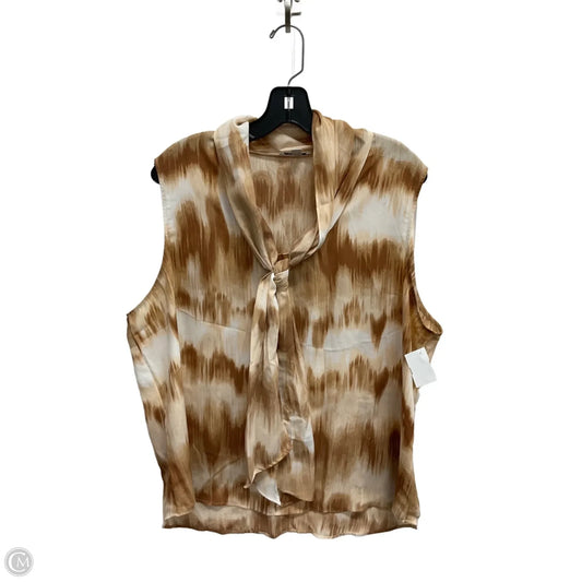 Top Sleeveless By Bar Iii In Brown, Size: Xxl