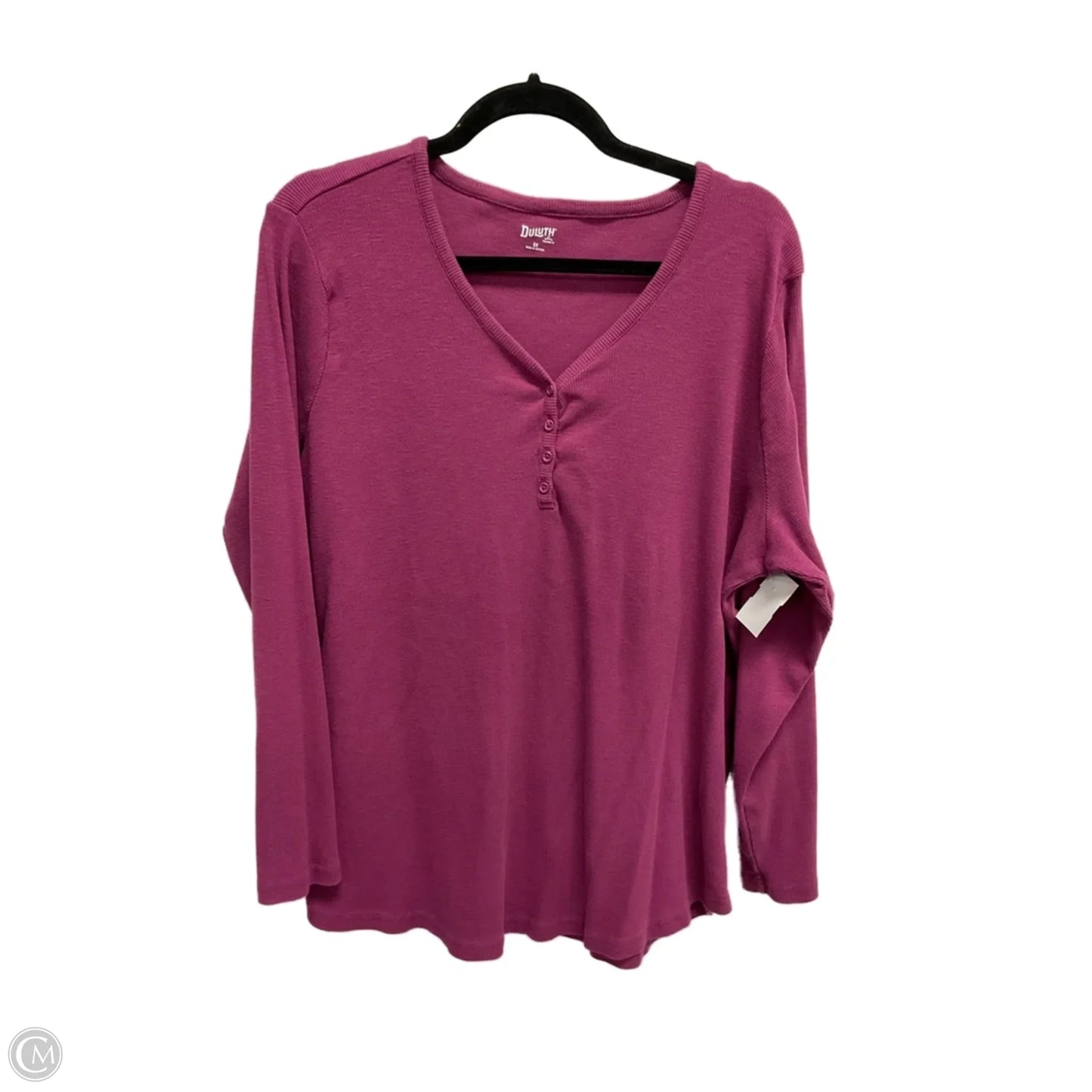 Top Long Sleeve Basic By Duluth Trading In Pink, Size: 2x