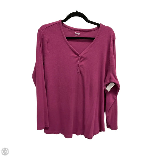Top Long Sleeve Basic By Duluth Trading In Pink, Size: 2x