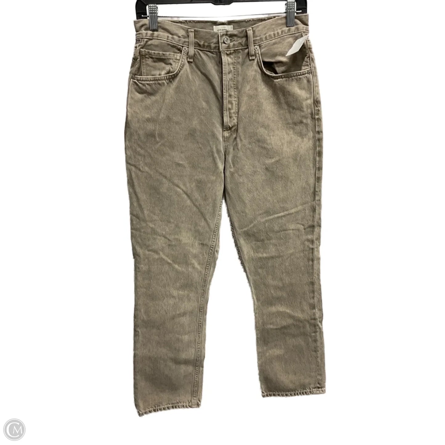 Jeans Straight By Citizens Of Humanity In Grey Denim, Size: 4