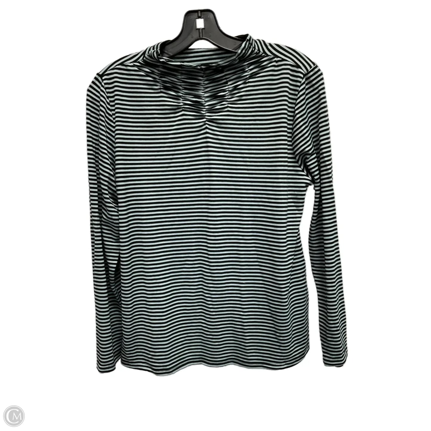 Top Long Sleeve By Soft Surroundings In Striped Pattern, Size: M