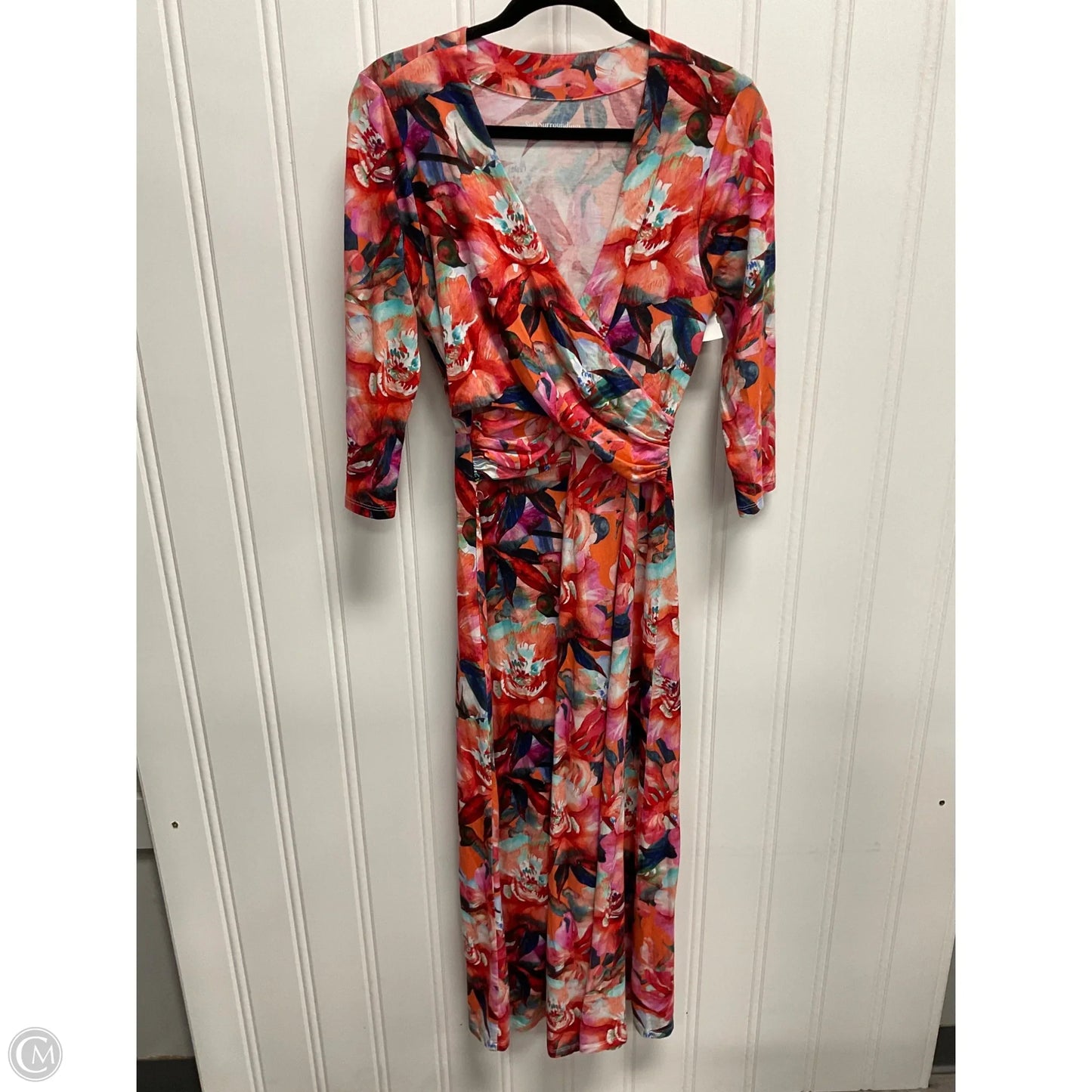 Dress Casual Maxi By Soft Surroundings In Floral Print, Size: S