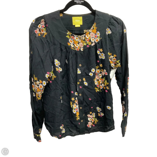 Top Long Sleeve By Maeve In Floral Print, Size: S