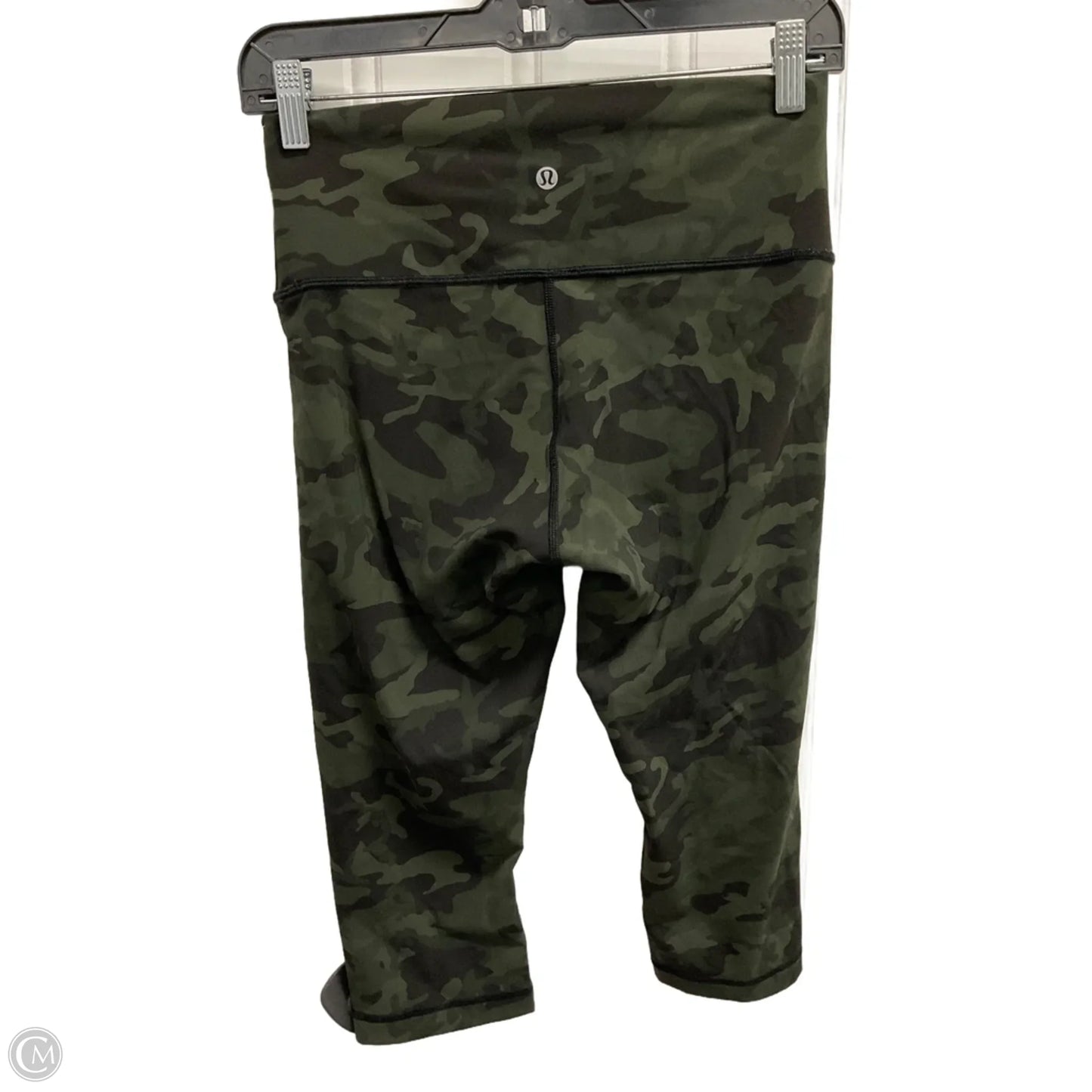 Athletic Capris By Lululemon In Camouflage Print, Size: M
